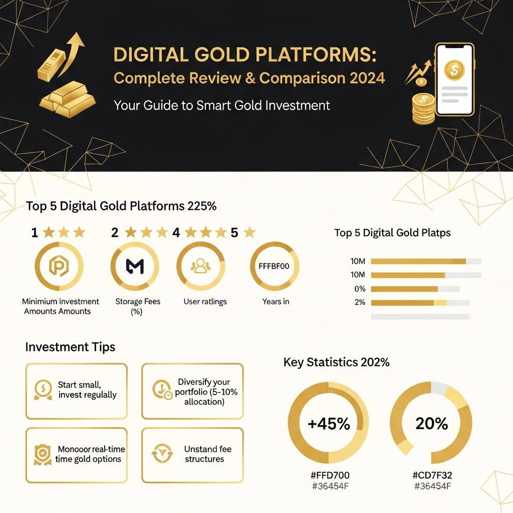 Digital gold platforms: reviews and comparison - Gold Investment Guide