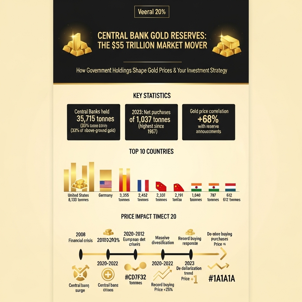 Central bank gold reserves impact on prices - Gold Investment Guide