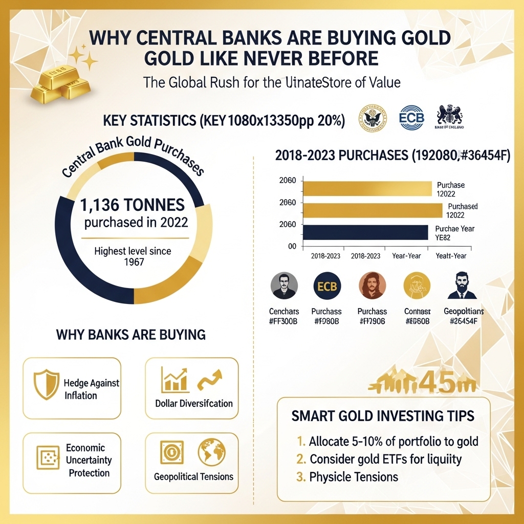 Why Central Banks Are Buying Gold Like Never Before - Gold Investment Guide