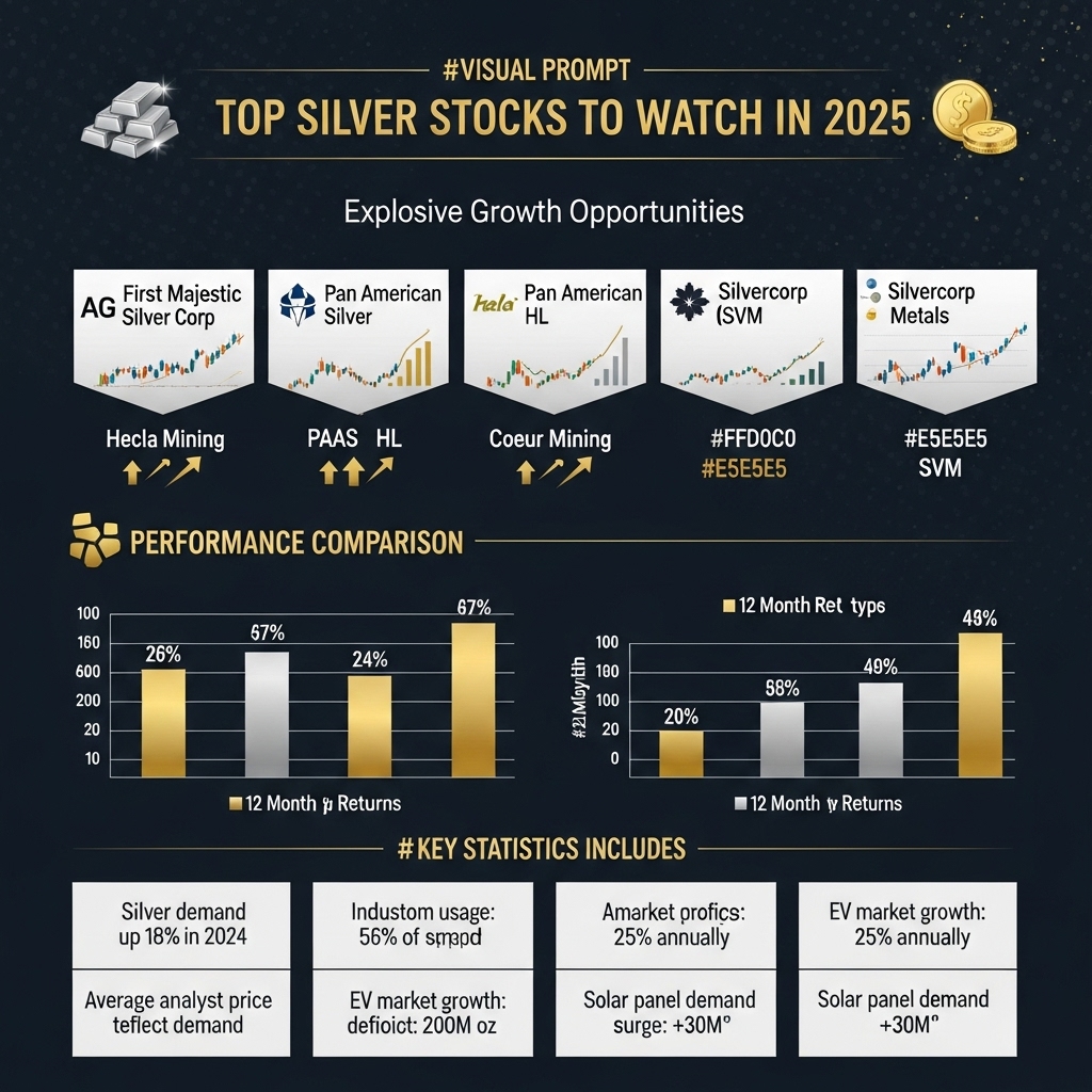 Top Silver Stocks to Watch in 2025 for Explosive Growth - Gold Investment Guide