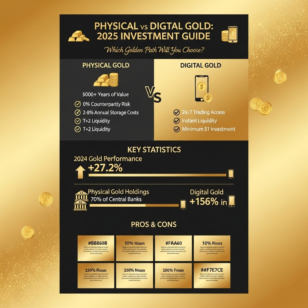 Which Is Better: Physical Gold or Digital Gold in 2025? - Gold Investment Guide