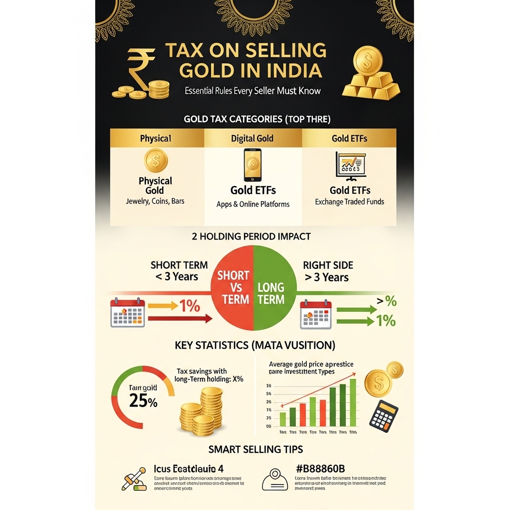 Tax on Selling Gold in India: Rules Every Seller Must Know - Gold Investment Guide
