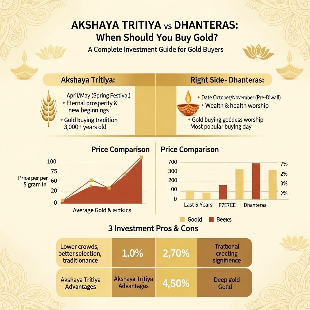 Should You Buy Gold on Akshaya Tritiya or Dhanteras? - Gold Investment Guide