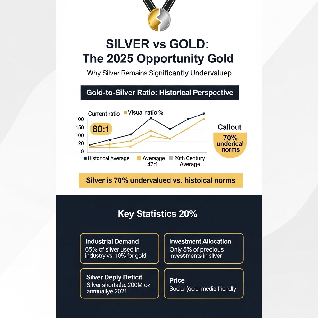 Why Silver Is Undervalued Compared to Gold in 2025 - Gold Investment Guide