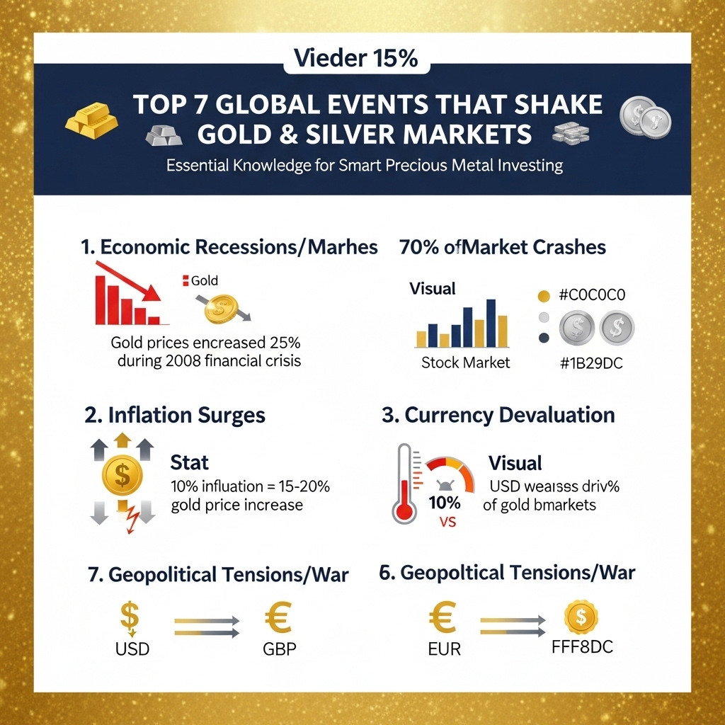 Top 7 Global Events That Affect Gold and Silver Prices - Gold Investment Guide