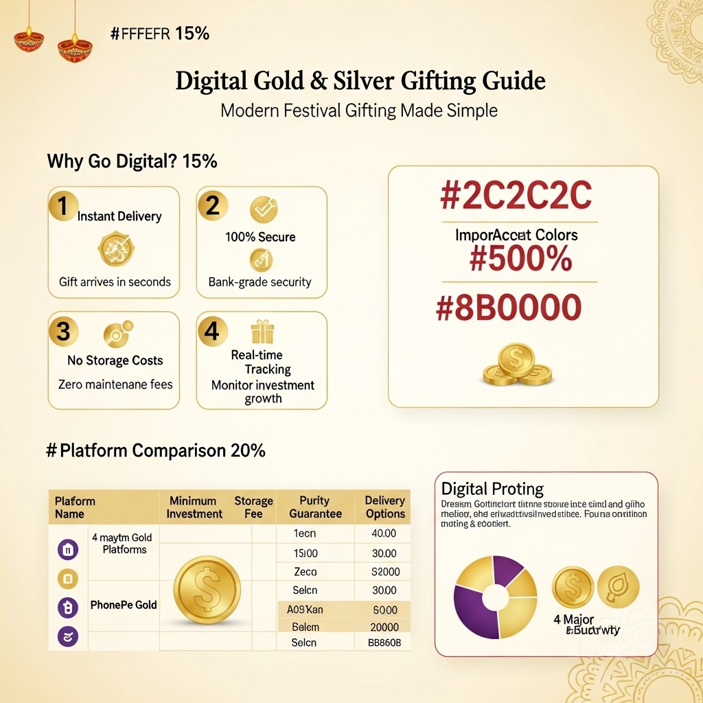 How to Gift Gold & Silver in Digital Form for Festivals - Gold Investment Guide
