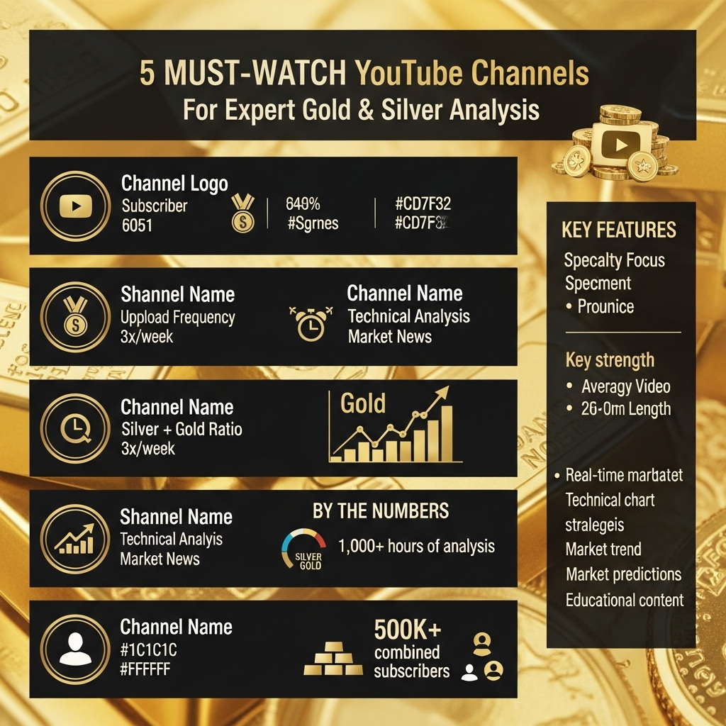 5 Must-Watch YouTube Channels for Gold & Silver Analysis - Gold Investment Guide