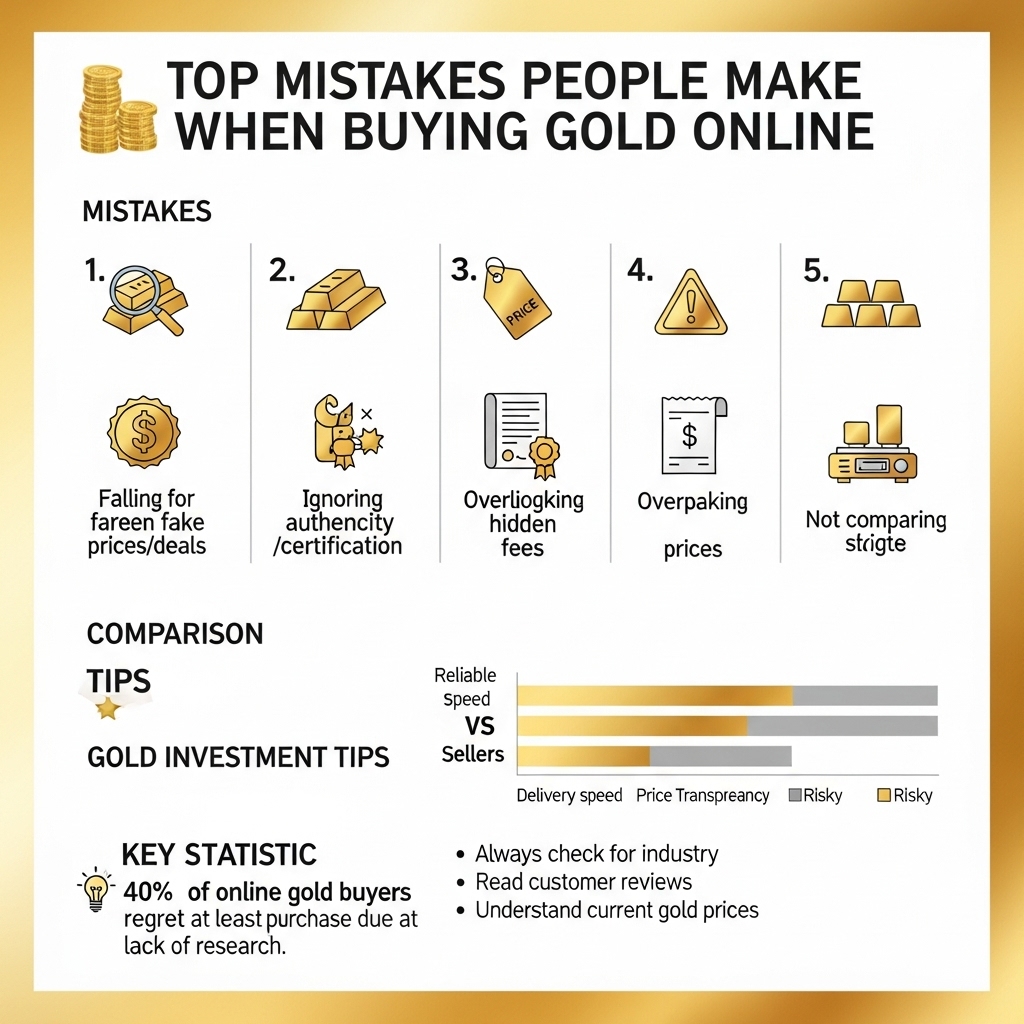 Top Mistakes People Make When Buying Gold Online - Gold Investment Guide
