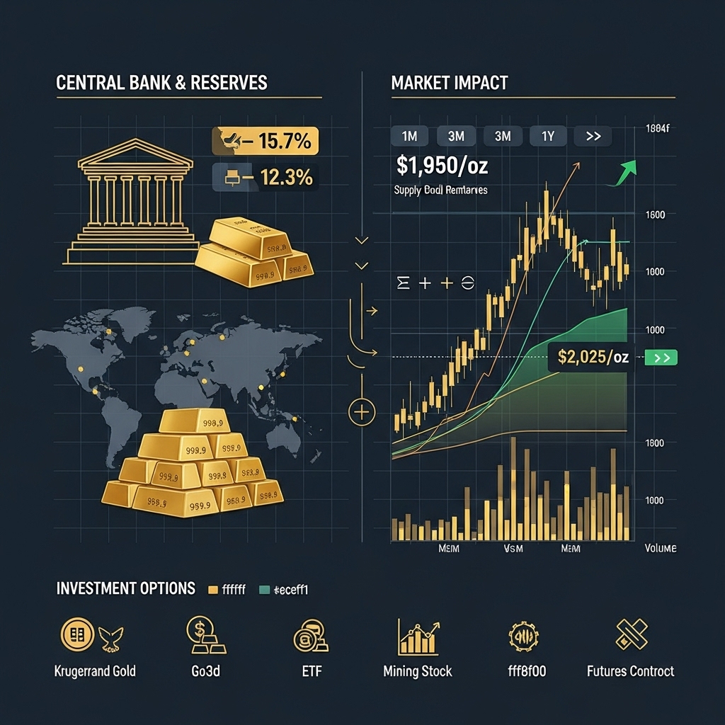 Central bank gold reserves impact on prices - Gold Analysis