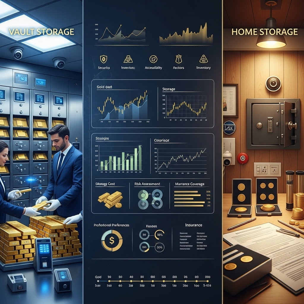 Gold storage solutions: vault vs home storage - Gold Analysis