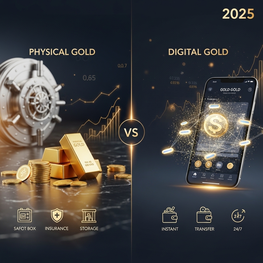 Which Is Better: Physical Gold or Digital Gold in 2025? - Gold Analysis