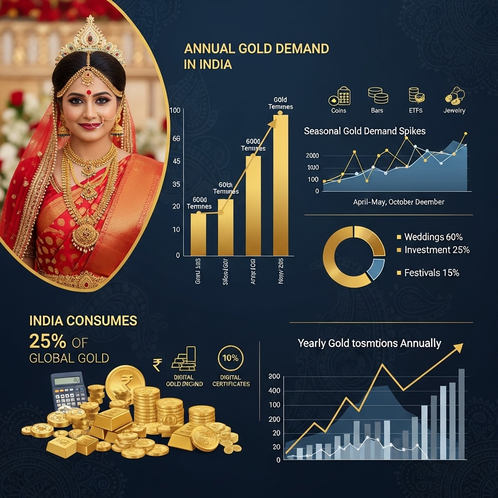 How Weddings Drive Gold Demand in India Every Year - Gold Analysis