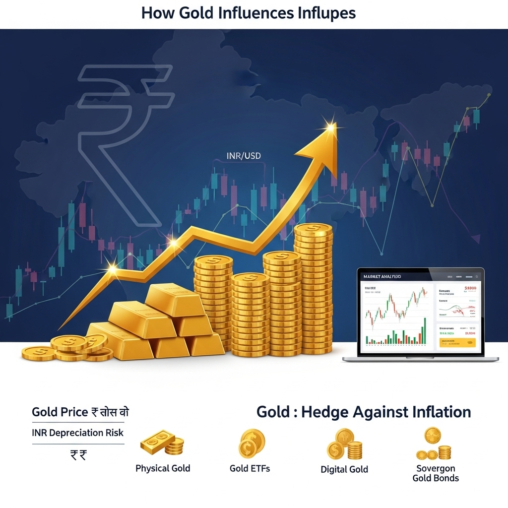 How Gold Influences the Indian Rupee and Inflation - Gold Analysis