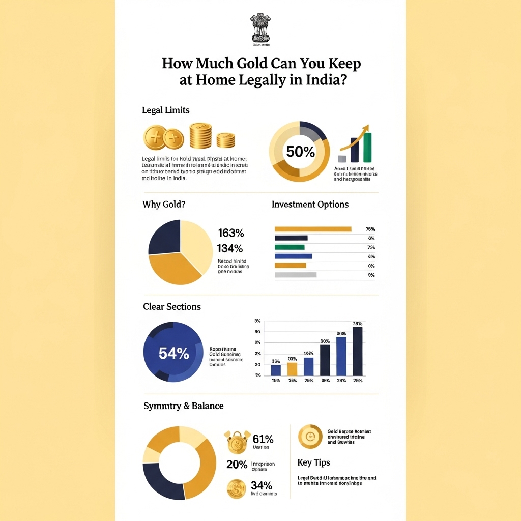 How Much Gold Can You Keep at Home Legally in India? - Gold Investment Guide