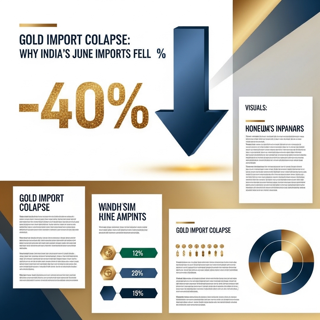 Gold Import Collapse: Why India’s June Imports Fell 40% - Gold Investment Guide