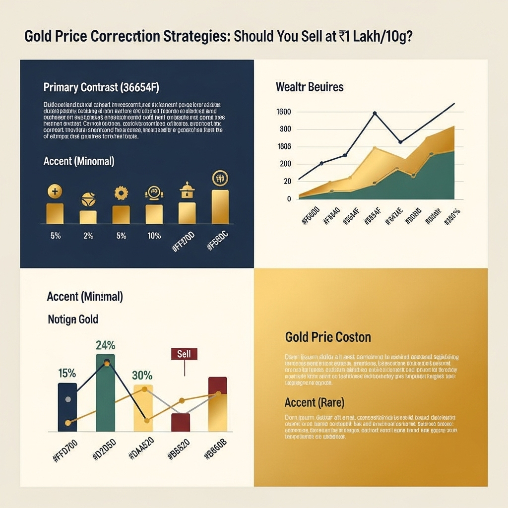 Gold Price Correction Strategies: Should You Sell at ₹1 Lakh/10 g? - Gold Investment Guide
