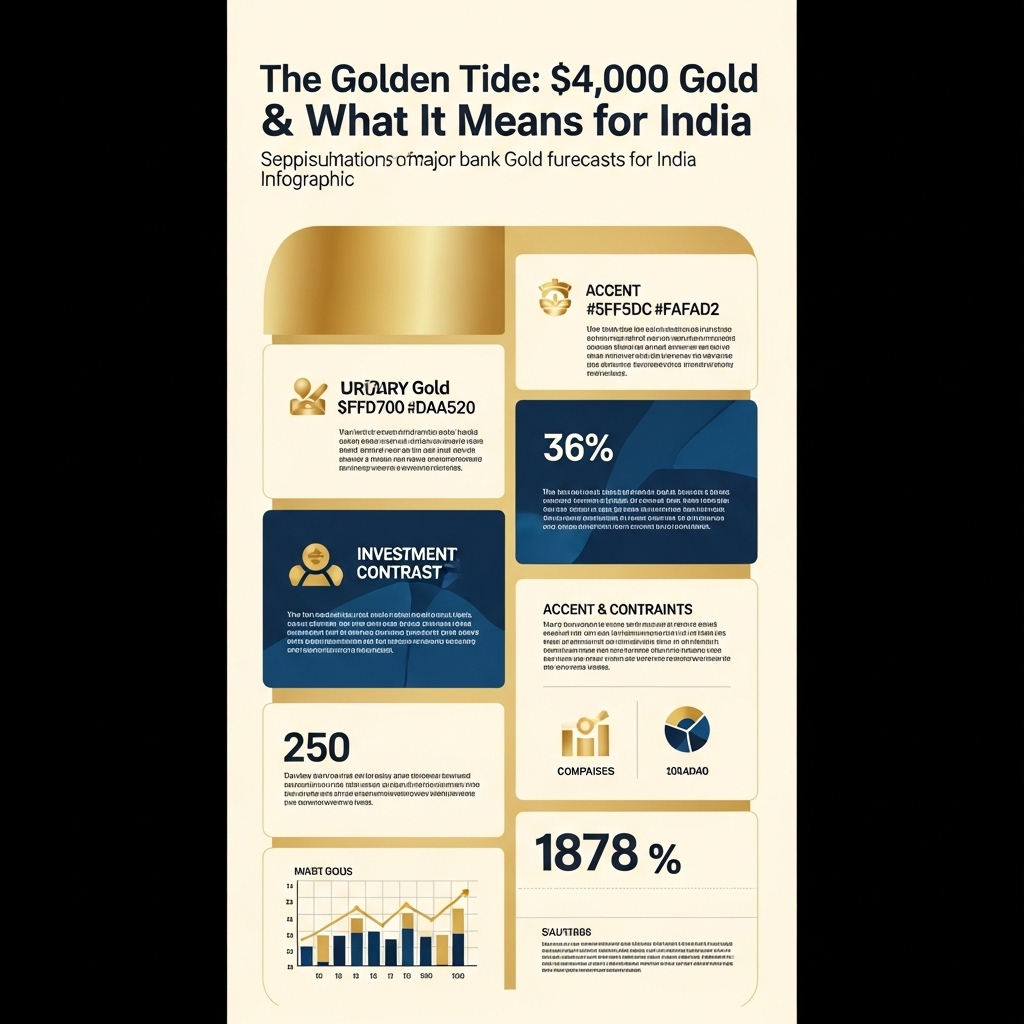 GS, UBS & JPM Forecast Gold to Hit $3,700‑4,000/oz—What It Means for India - Gold Investment Guide