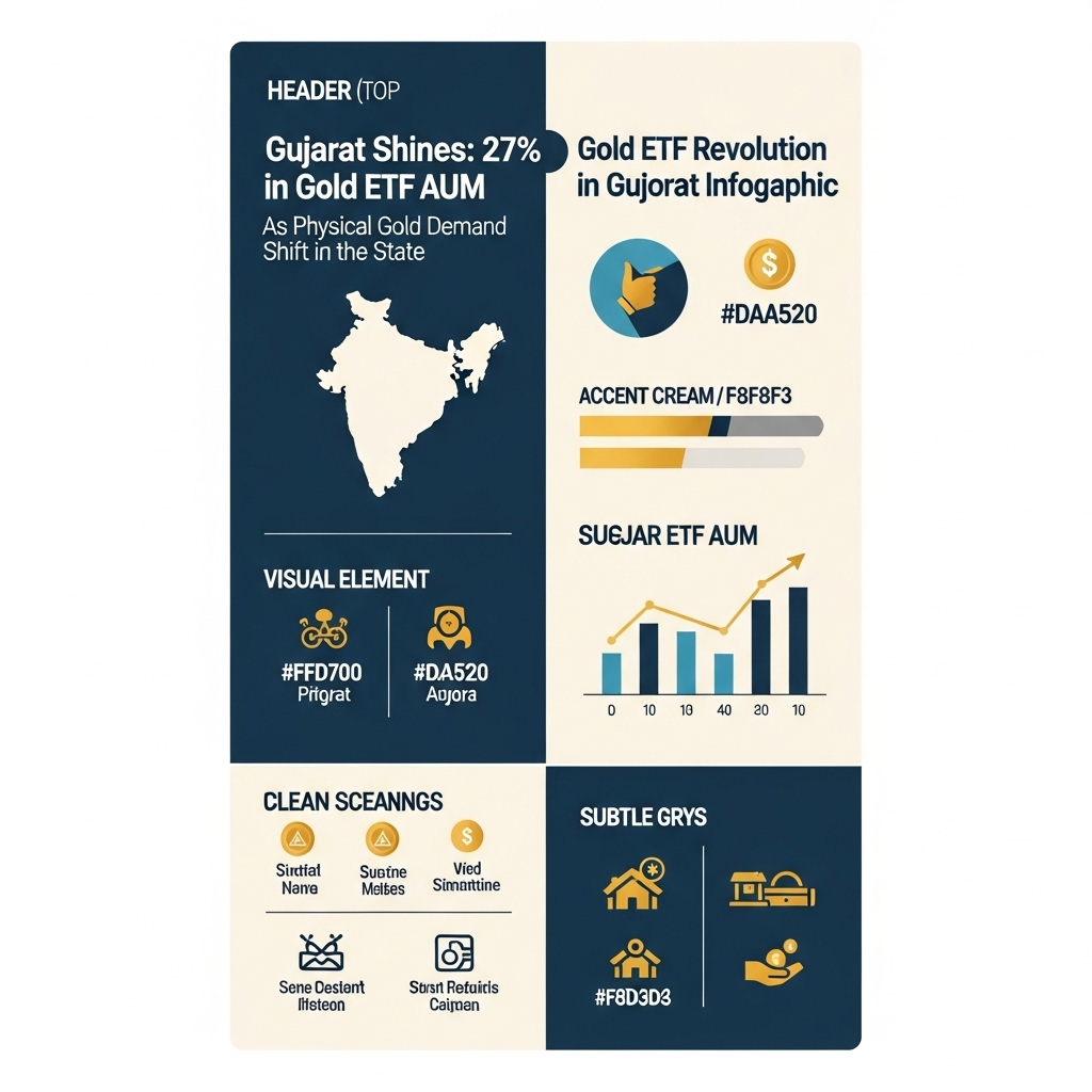 Gujarat Sees 27% Jump in Gold ETF AUM as Physical Demand Weakens - Gold Investment Guide