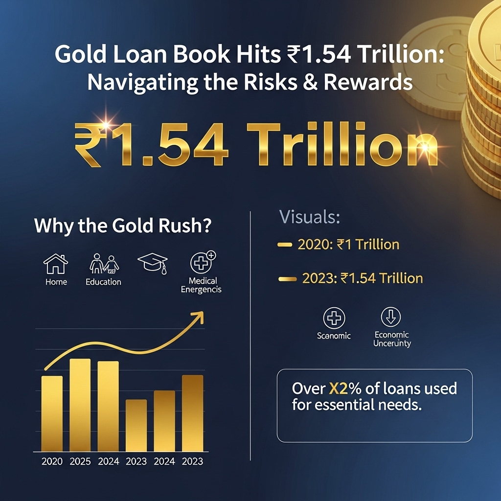 Gold Loan Book Hits ₹1.54 Trillion—Who’s at Financial Risk? - Gold Investment Guide