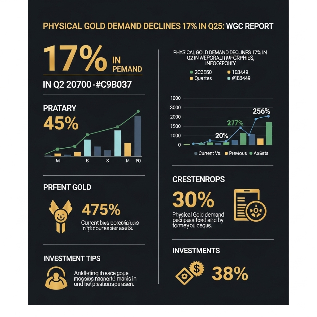 Physical Gold Demand Declines 17% in Q2 2025: WGC Report - Gold Investment Guide