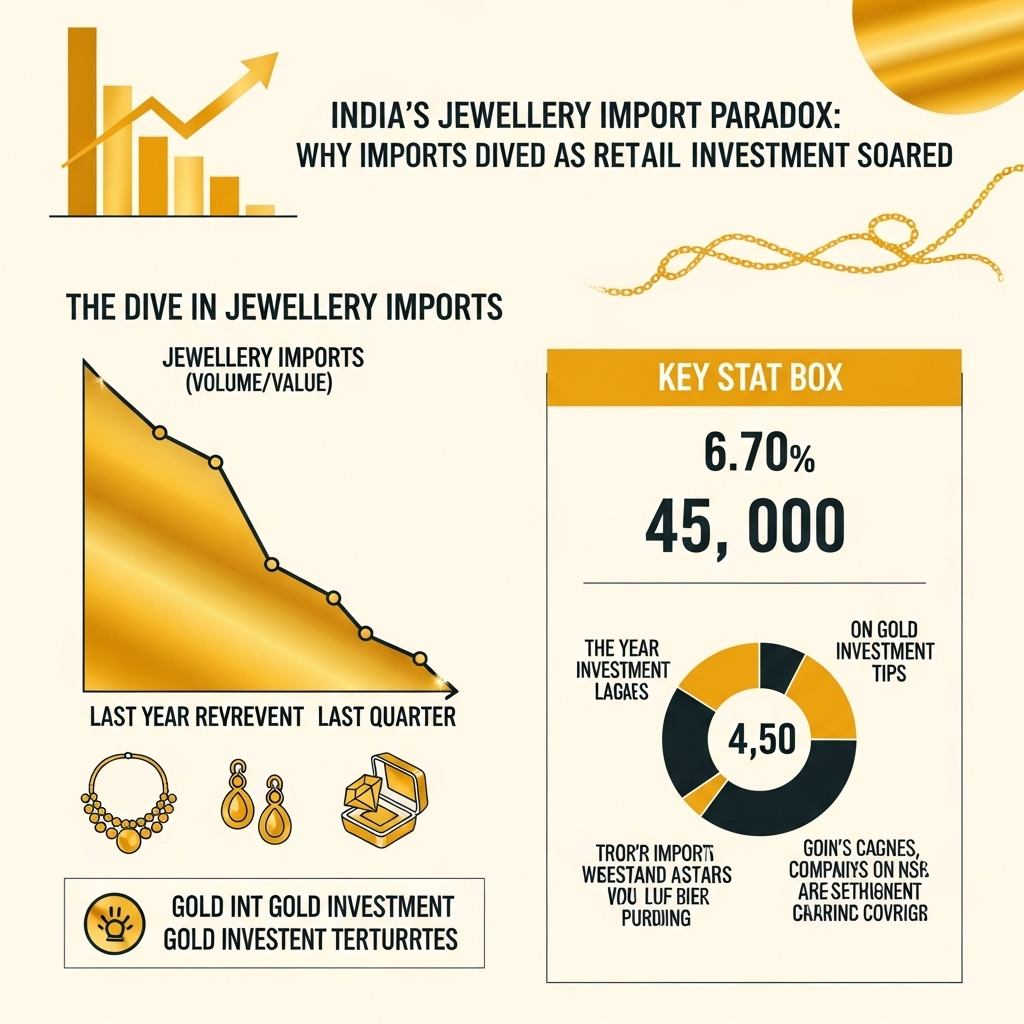 Why Jewellery Imports Dived Even as Retail Investment Rose in India - Gold Investment Guide