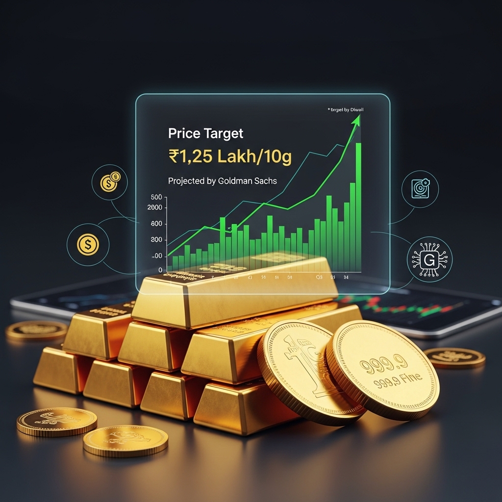Will Gold Hit ₹1.25 Lakh/10 g By Diwali? Goldman Sachs’ Bull Case Explained - Gold Analysis