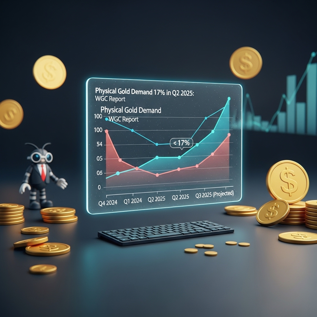 Physical Gold Demand Declines 17% in Q2 2025: WGC Report - Gold Analysis