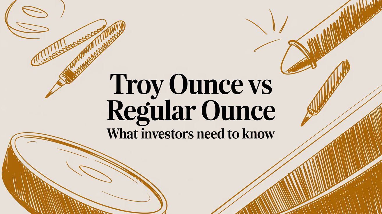 Gold Troy Ounce vs Regular Ounce What Investors Need to Know