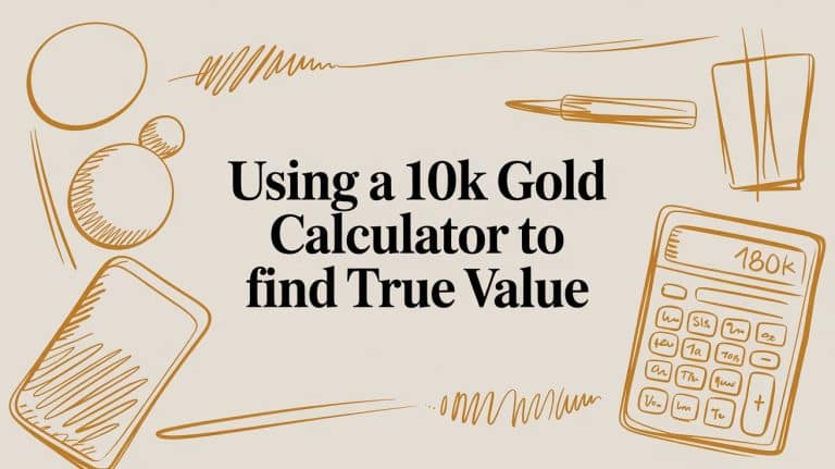 Using a 10k Gold Calculator to Find True Value