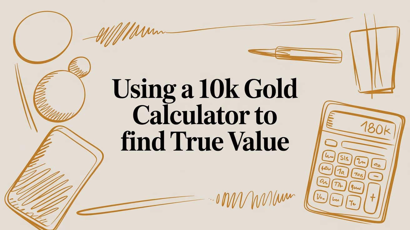 Using a 10k Gold Calculator to Find True Value
