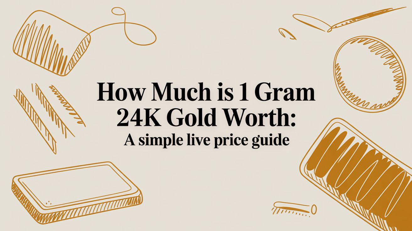How much is 1 gram 24k gold worth