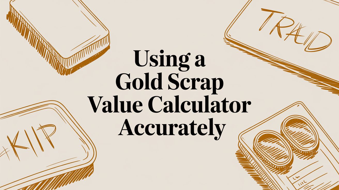 Using a Gold Scrap Value Calculator Accurately