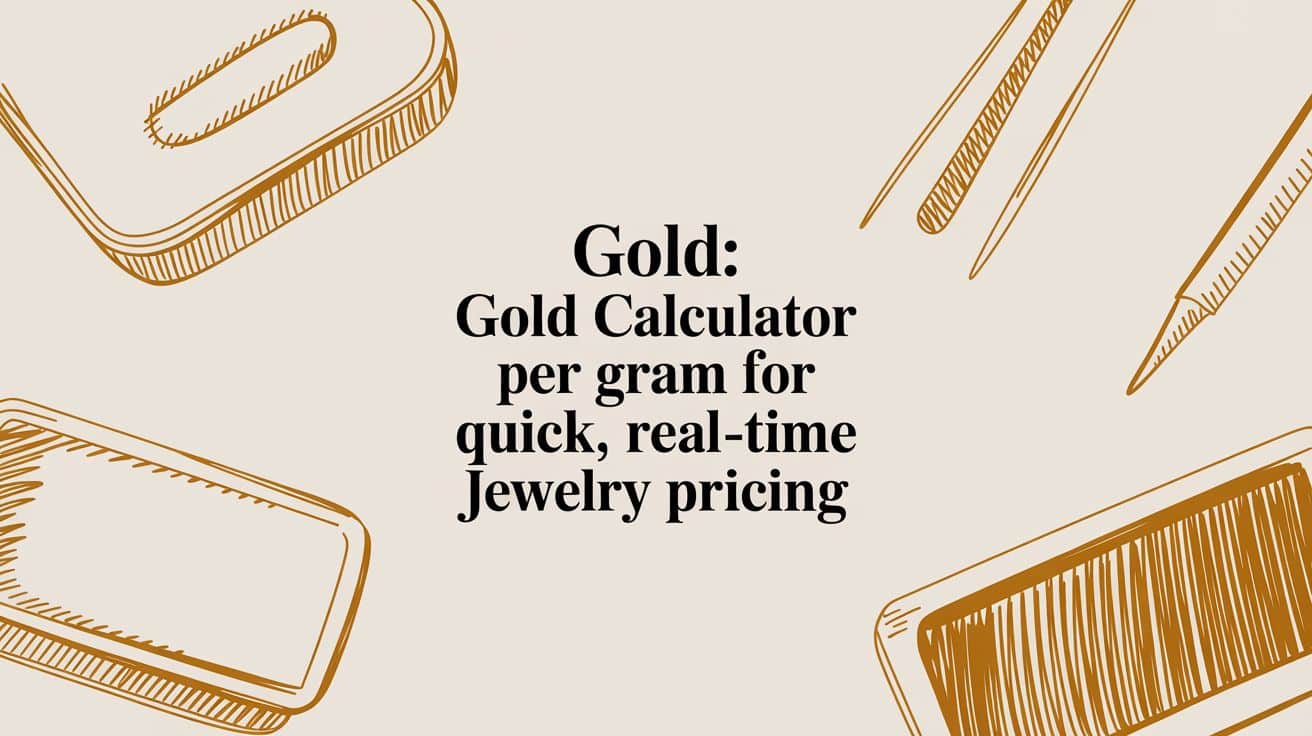 How a Gold Calculator Per Gram Gives You Accurate, Real Time Pricing