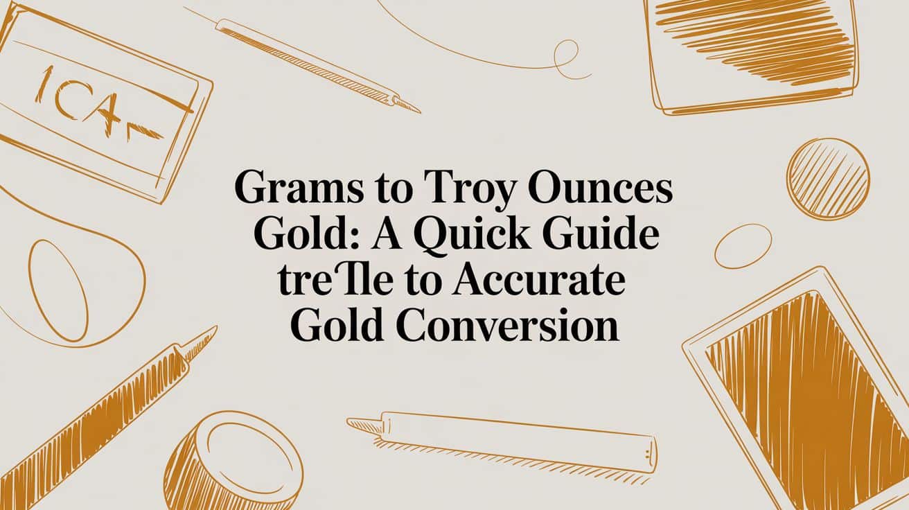 Grams to Troy Ounces Gold: Your Guide to Accurate Conversion