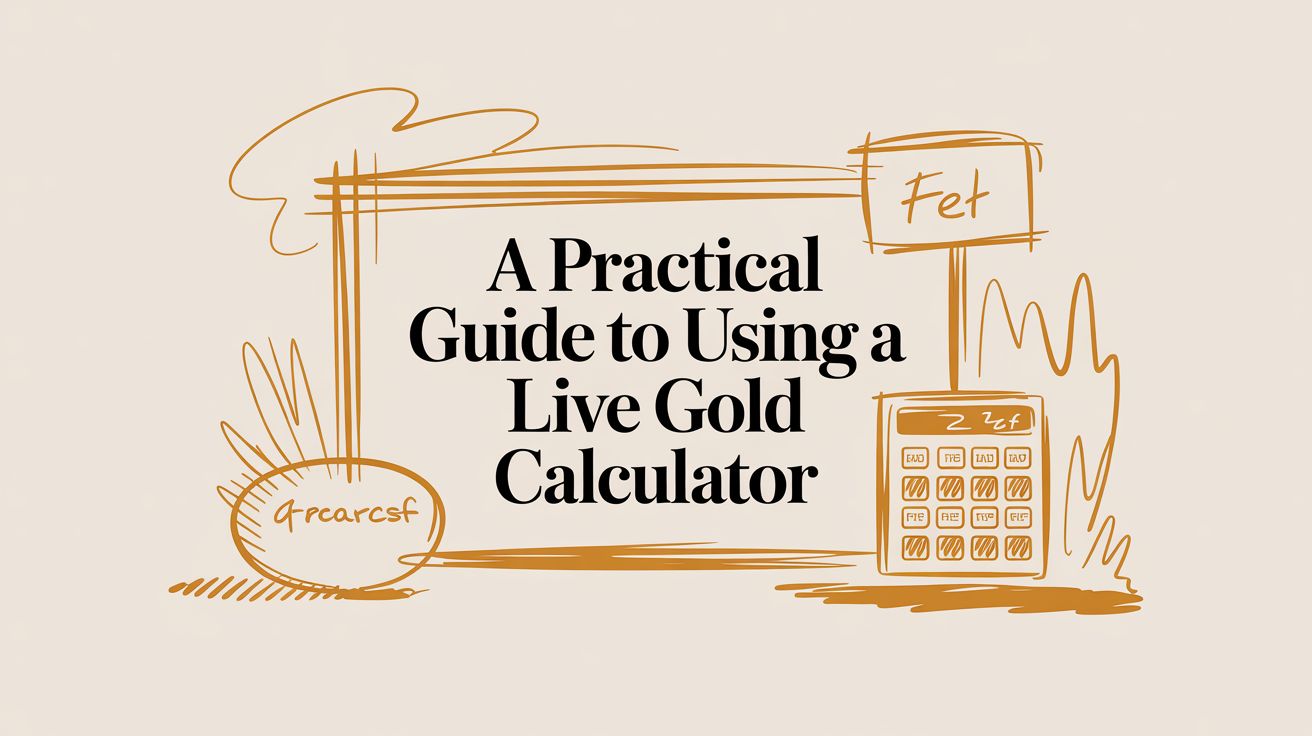A Practical Guide to Using a Live Gold Calculator