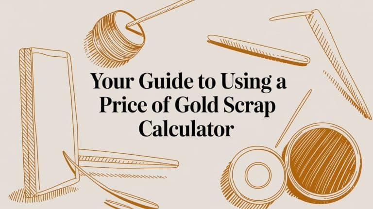 Your Guide to Using a Price of Gold Scrap Calculator
